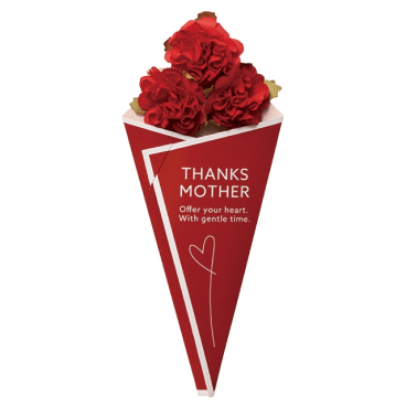 母の日限定セット専用ギフトボックスとメッセージカード付き